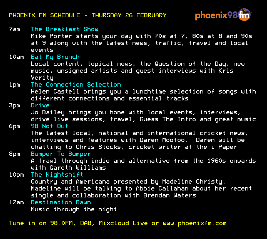 Phoenix FM (we're on 🦋) tweet media