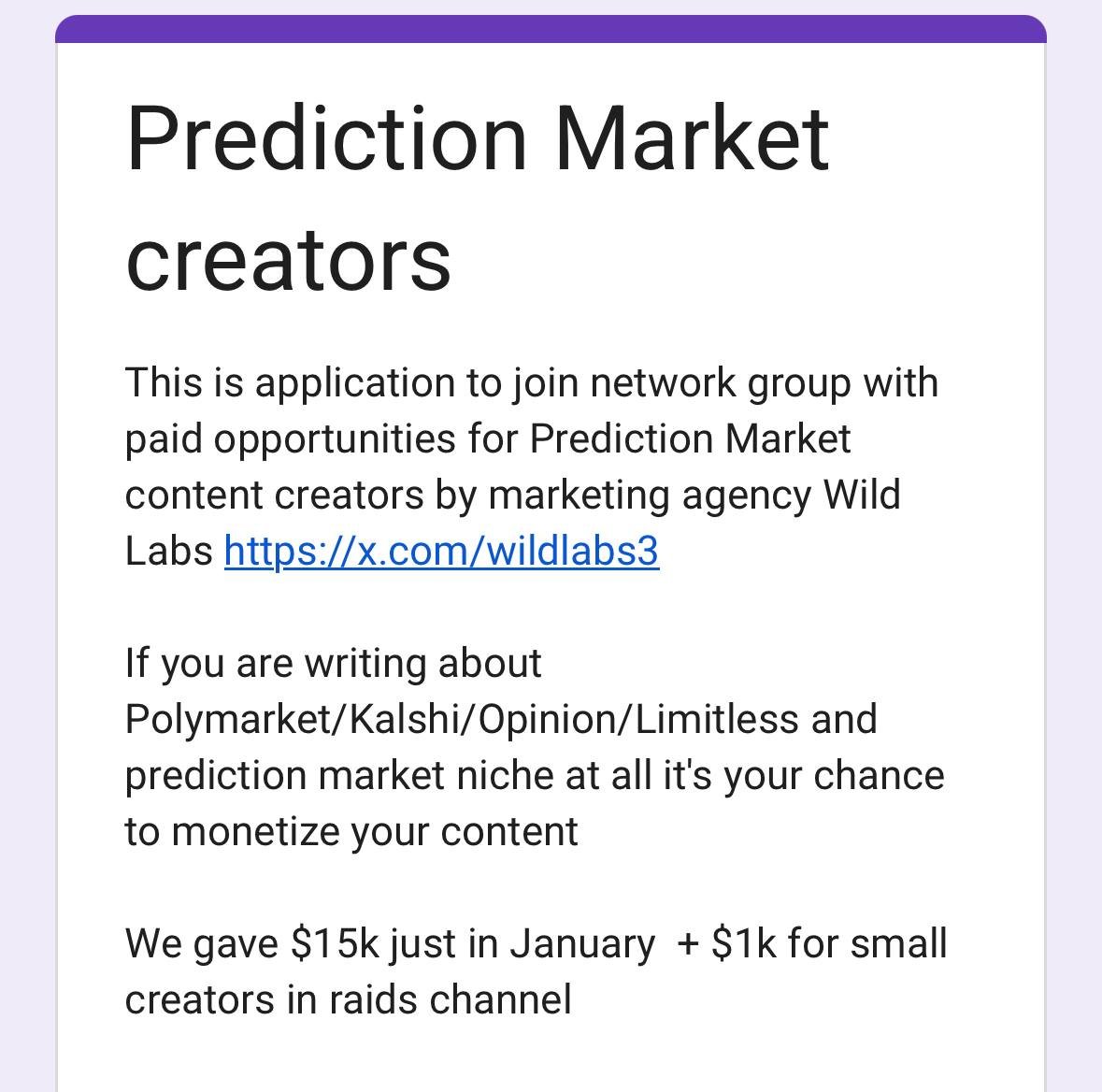 WILD LABS tweet media