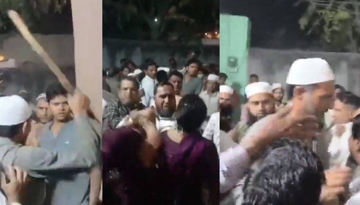 OpIndia_com's tweet photo. Uttar Pradesh: Muslims attack Dalit Hindus during Kuaan Poojan in Bulandshahr, assaulted women, used casteist abuses.

Village Head Moin among 64 booked under BNS and SC/ST Act, 12 arrested.

Read what the FIR reveals.

writes @LekhakAnurag 

https://t.co/UjWrMF9CQh https://t.co/IkWk7DZwFt