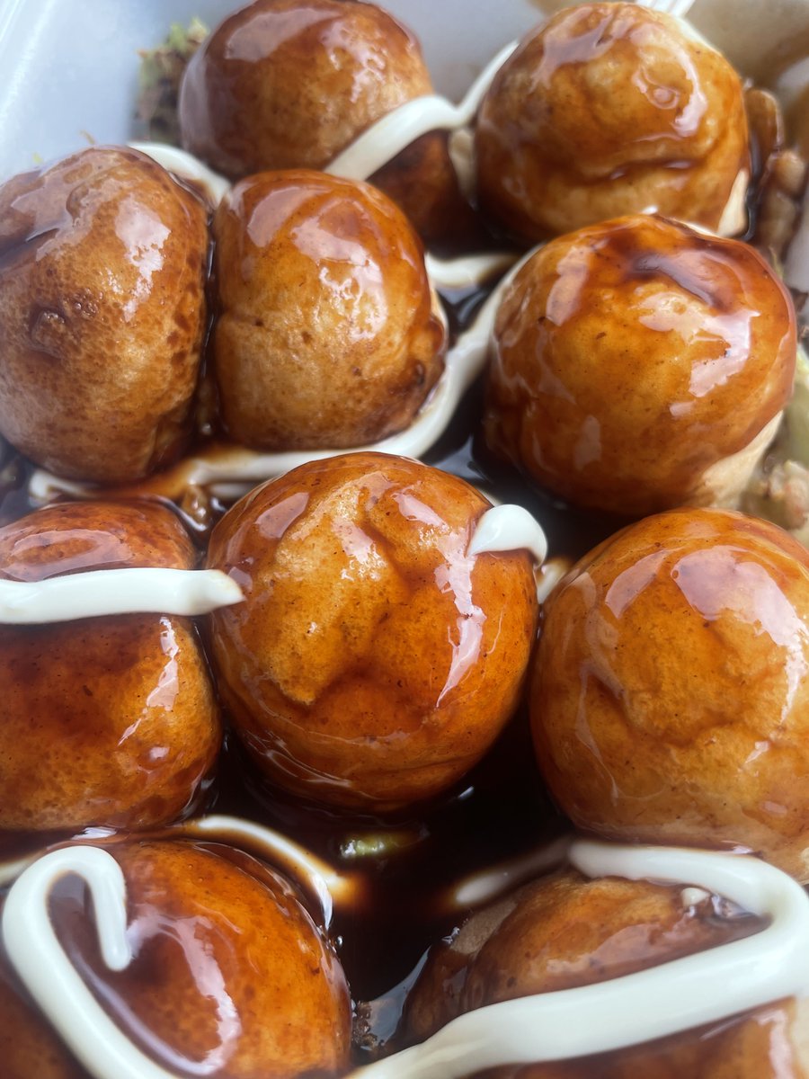 小腹空いたんでたこ焼き食べたタコ🐙😋！