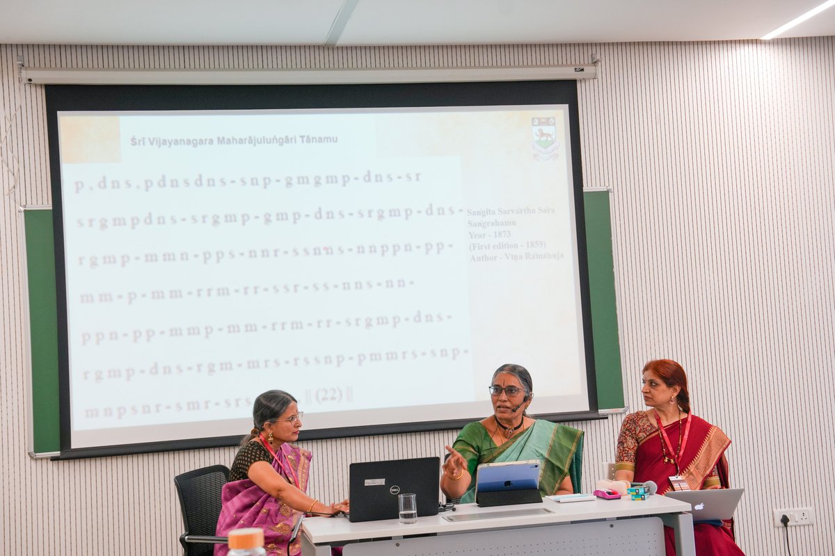 ahmedabad's tweet photo. The School of Arts and Sciences, Ahmedabad University, co-hosted the First Annual Conference of the Forum for Research in Indian Music, 7-8 Feb 2026.
Scholars presented research exploring Indian music traditions through textual, historical, and empirical approaches. https://t.co/5MMCJ6iCSH