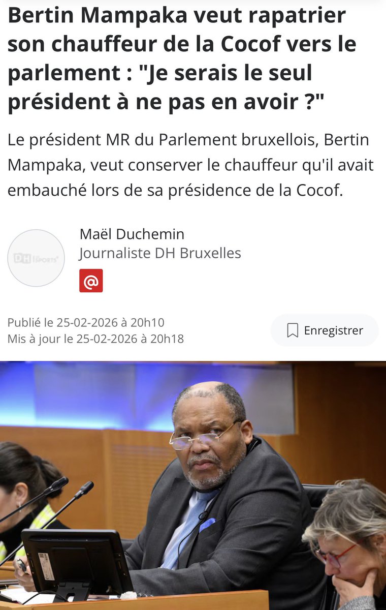 JanWostyn's tweet image. Een discussie over betaalde chauffeurs.

Gewoon, om nog even iedereen eraan te herinneren hoezeer de politieke zeden in dit gewest van een knoopsgat groot over de jaren zijn weggegleden.

#Brussel
