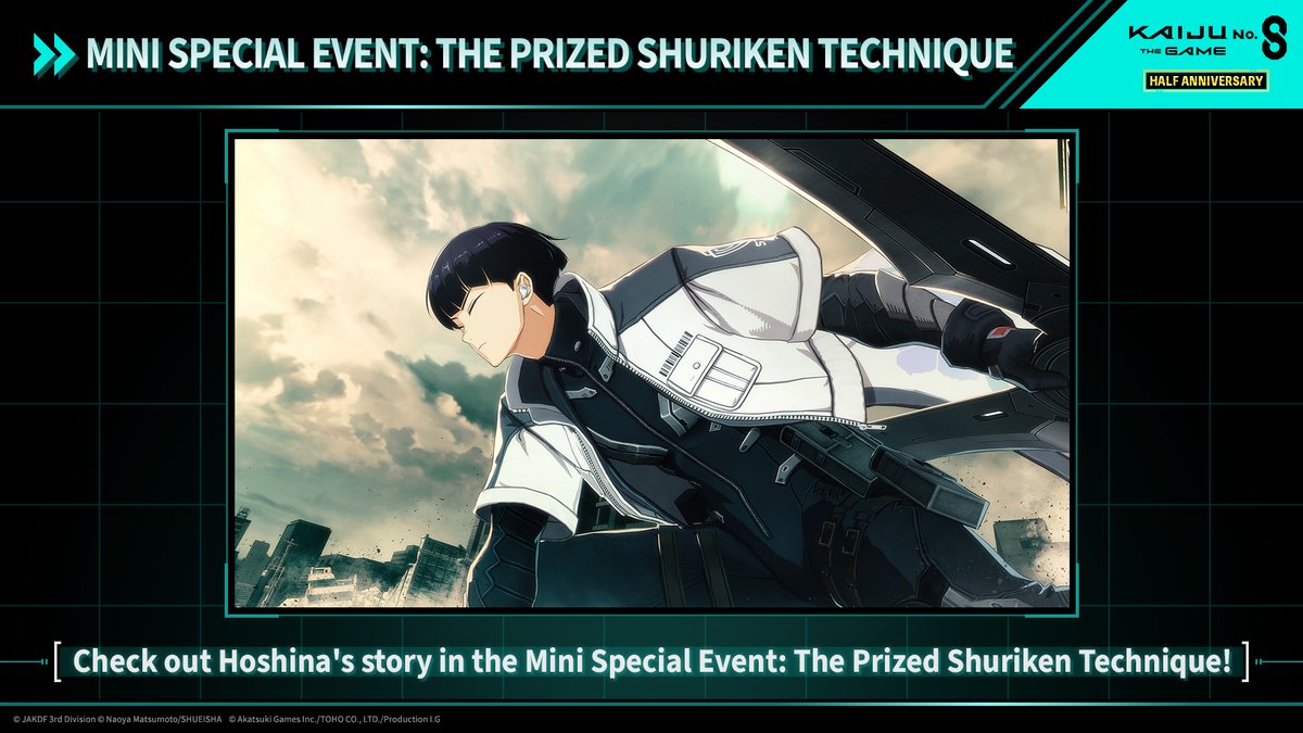 ◤ #KaijuNo8THEGAME Mini Special Event [The Prized Shuriken