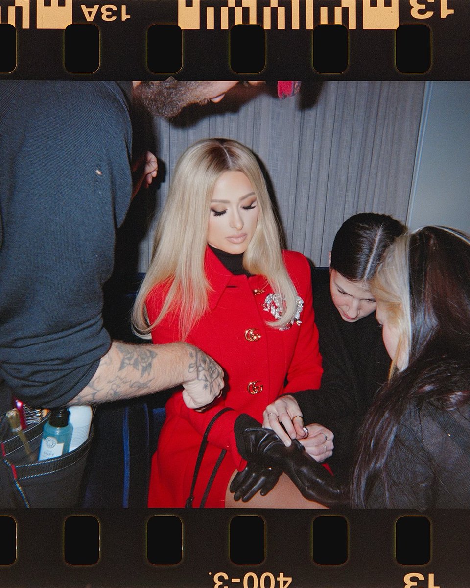 ParisHilton's tweet image. Lady in red @Gucci ✨💃🏼✨ So in love with this collection #Demna 🔥