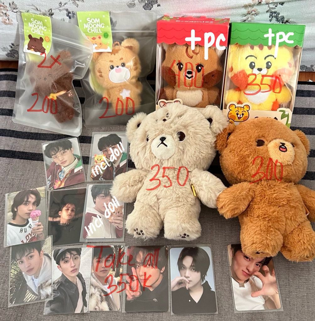 hereformahae's tweet photo. wts / want to sell aab doll &amp; pc nct
price on pict.

—ready ina (jakarta)
—exc adm🍊
—prefer splitpay bc adm gede.

https://t.co/SwdH74rUTQ

t. wts jjoppo eong haeppu keuongie cheetah lee gomdo lee pc nct mark  the firstfruit haechan taste https://t.co/9ykH64UMC5