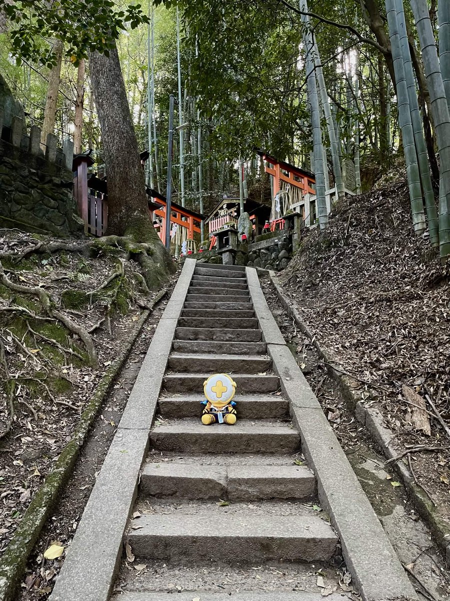 This is the Fushimi Inari-taisha, a Shinto shrine up a mountain
