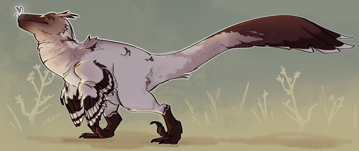 grellgorinoo's tweet photo. Fullbody I did for a commissioner a few days ago :)

#utahraptor https://t.co/0CREMFm7cZ