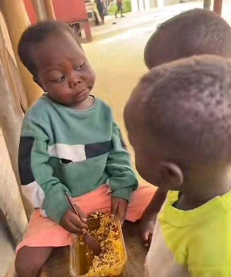 Shey if i give u rice chop u go follow me? Ehn!!!