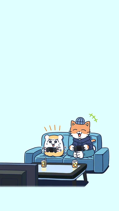 3月カレンダー&壁紙をプレゼントだよ みんなはゲーム得意? #ちこまる