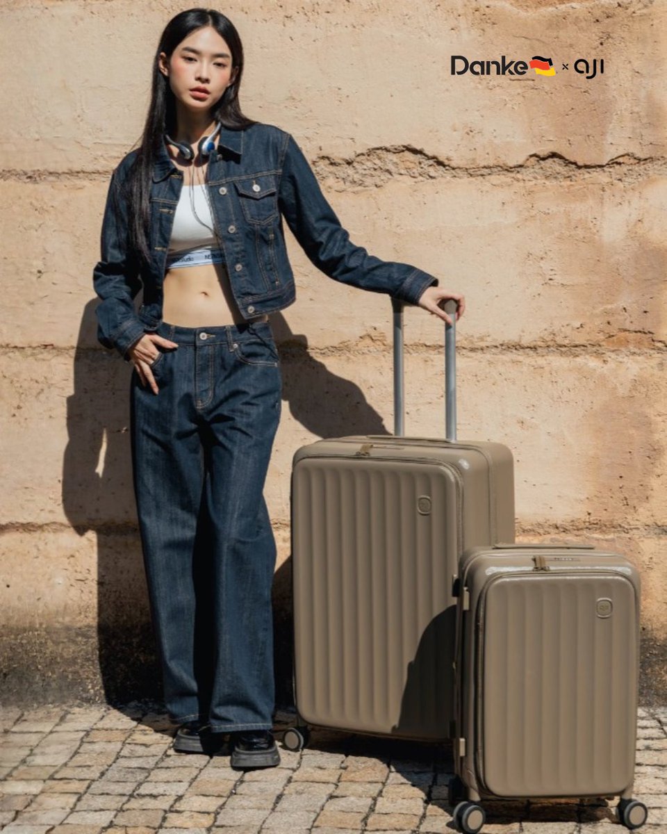 DankeIndonesia's tweet photo. New Collection from Danke x Aji!✨
Danke x Aji series bonbon, top load expandable luggage. Available size in 20in and 26in

#dankexaji #dankeindonesia #danke #topload #expandable #koper #antigores https://t.co/5aUY4S2mL6