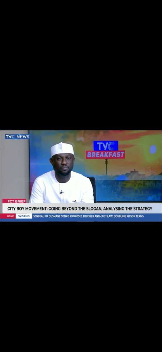 sharvee2's tweet photo. The Director General of @CityBoyMedia, Hon. Oluwatosin Shoga is live on @tvcnewsng Breakfast show, join the conversation.  

https://t.co/D8NzucqIhL https://t.co/h5z8Z2a5Xh