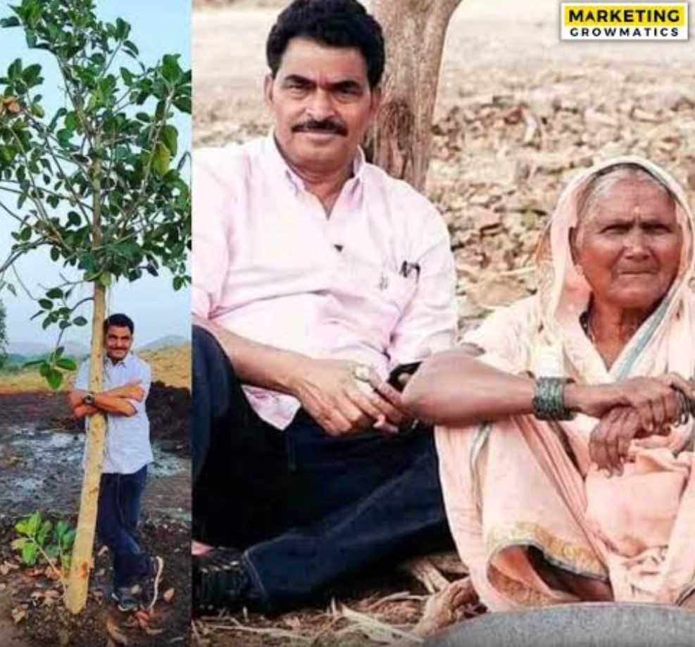 When my mother passed away, I sowed seeds using her weight. Today, they have grown into 650,000 trees, living with me like my mother.

                     :- Actor #ShayajiShinde