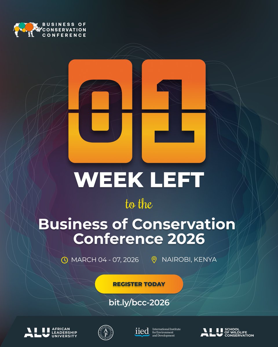 ALU School Of Wildlife Conservation tweet media