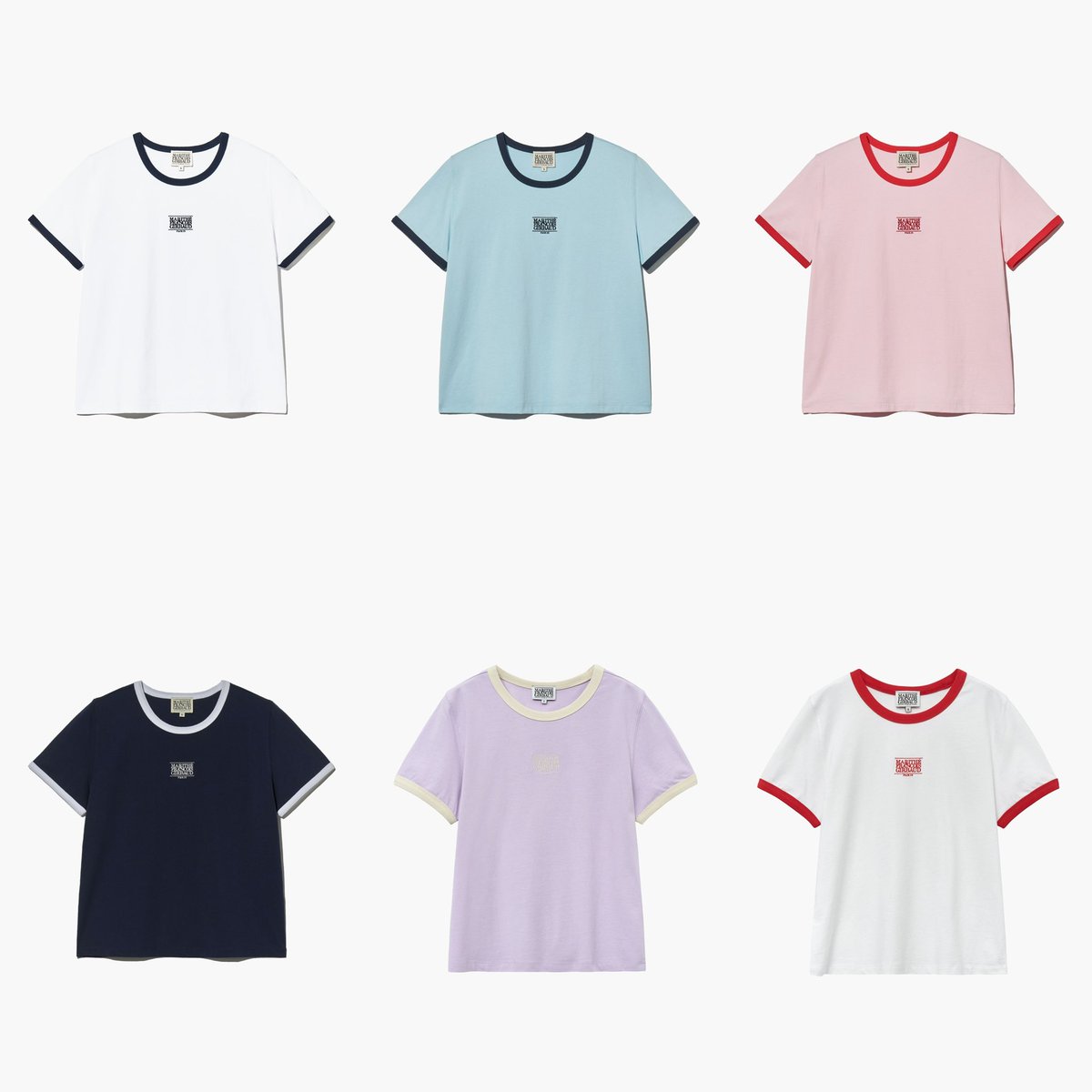 crushonami's tweet photo. marithé w classic logo ringer tee sale (30%) 🍎🛝

990-. free shipping 
s : อก 36" m : อก 37.4"

♡ สนใจสามารถ dm ได้เลยค่า

#พรีเกาหลี #พรีออเดอร์เกาหลี https://t.co/J5z9ISGfKC