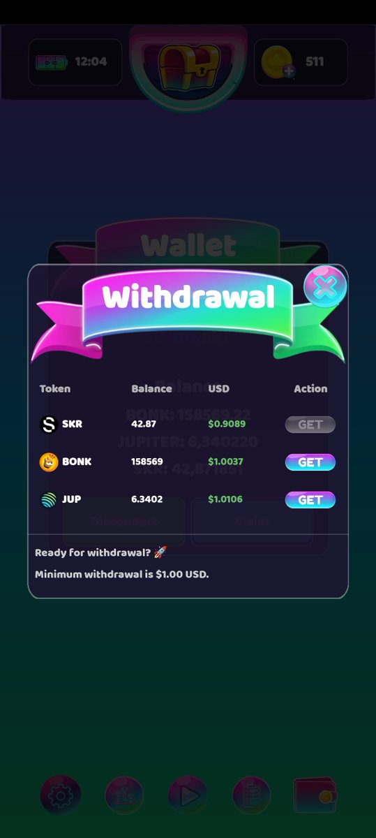 Finely was able to claim the prize from <a href="/CrushCoin_game/">CrushCoin</a>