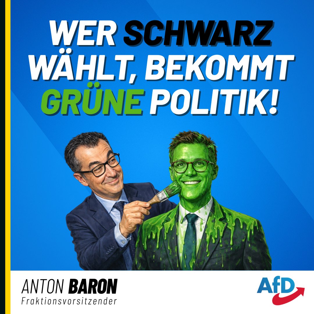 Das SWR-Triell hat es noch einmal deutlich gemacht: Wer in Baden-Württemberg CDU wählt, bekommt grüne Politik! Es wird sich also nichts ändern mit diesen beiden Parteien in Regierungsverantwortung. Deshalb nur noch AfD. 

#Triell #Hagel #AfD #badenwürttemberg #Wahl