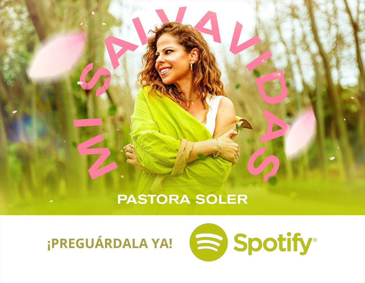 Tan solo unas horas nos separan del lanzamiento de “Mi Salvavidas” de <a href="/PastoraSoler/">Pastora Soler</a> !!! 🛟✨

Aún puedes preguardar la canción para apoyar este estreno desde el primer momento 💖

links.altafonte.com/misalvavidas