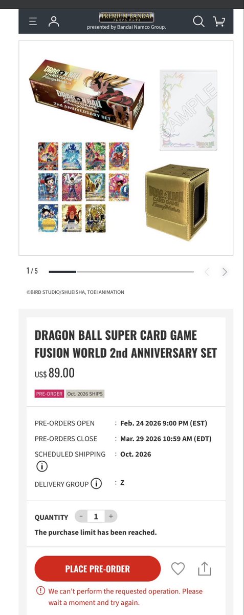 Dragon Ball Super TCG Links tweet media