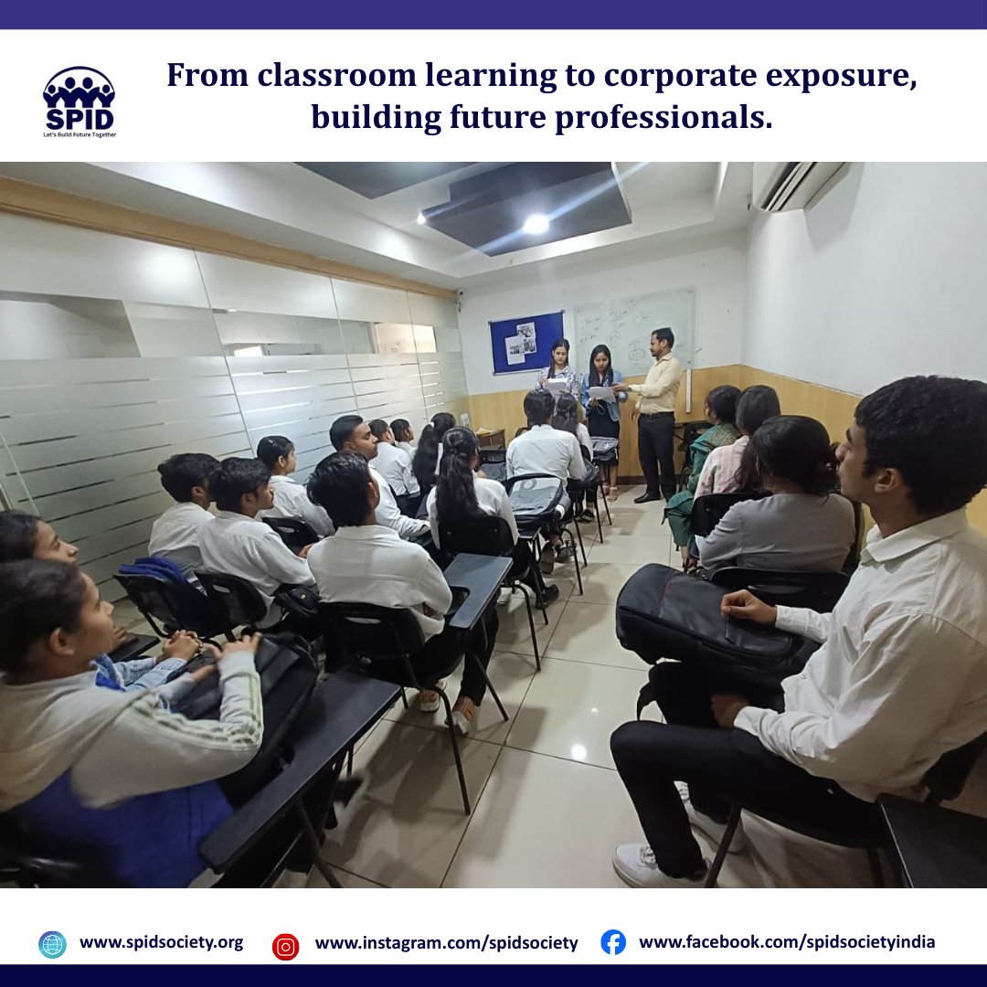 spidsociety's tweet photo. Students from SPID Smart Nangloi Center visited Akiko Global Services Ltd. for a corporate exposure session exploring departments, interacting with professionals, and experiencing a mock interview. 😇

#SPID #SkillDevelopment #YouthEmpowerment #ExposureVisit #CareerReadiness https://t.co/Eh6YBvFxG1