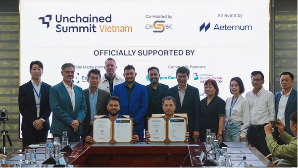 Gathering 1000+ Web3 enthusiasts at the heart of Vietnam!

Aeternum and DISSC signed an MoU to co-host Unchained Summit Vietnam on May 28–29, 2026, at Da Nang City.

Coin Edition is proud to be the official media partner.

Check more 🔗 coinedition.com/aeternum-da-na…

#EventbyAeternum