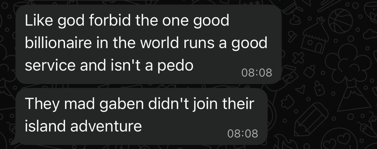 My friend nailed it, Gaben is the only billionaire who isn’t demonically perverted. 

He’s so nice and sincere and all he wants to do is play video games and check out the ocean, and that’s why they hate him