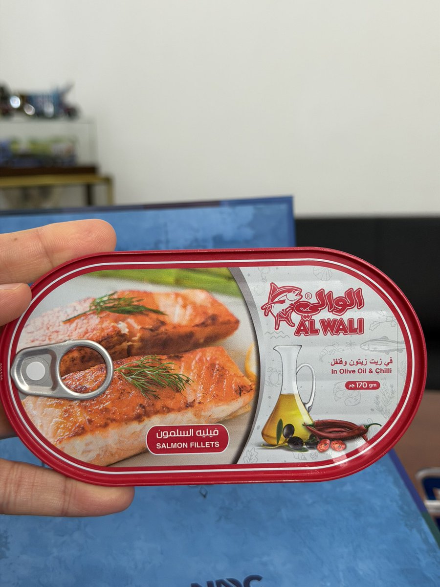 سمك السلمون الوالي الجاهز للأكل
- سمكً سلمون بزيت الزيتون
- سمك سلمون بزيت الزيتون والليمون 
- سمك سلمون بزيت الزيتون والفلفل
وصل السلطنة وجاري التوزيع
#الشركة_الوطنية_للتوزيع