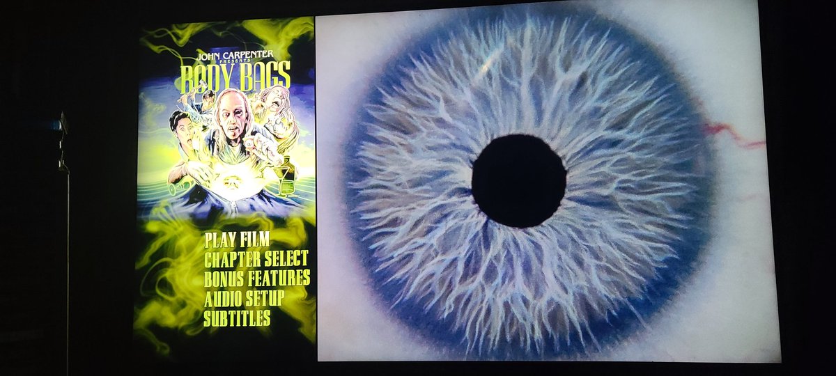 TheMetalWhovian's tweet image. #NowWatching one of my favorite horror anthologies, 'Body Bags', on Blu-ray from #ScreamFactory.

#JohnCarpenter #TobeHooper #Horror #PhysicalMedia