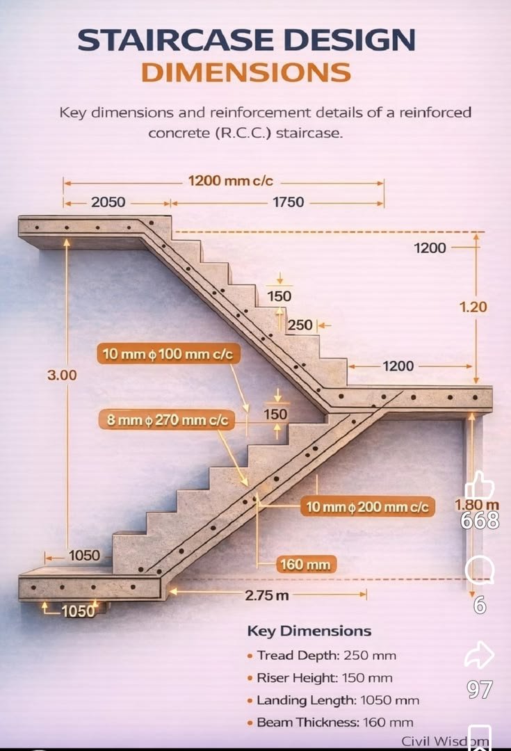 axiom92x's tweet image. stairs design dimensions
