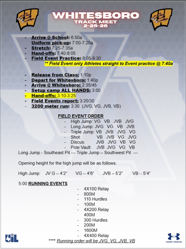 VAN ALSTYNE TRACK & FIELD tweet media