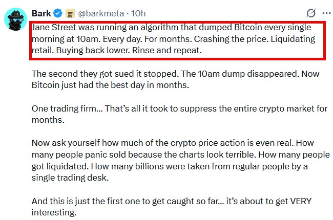 Expose the market tweet media