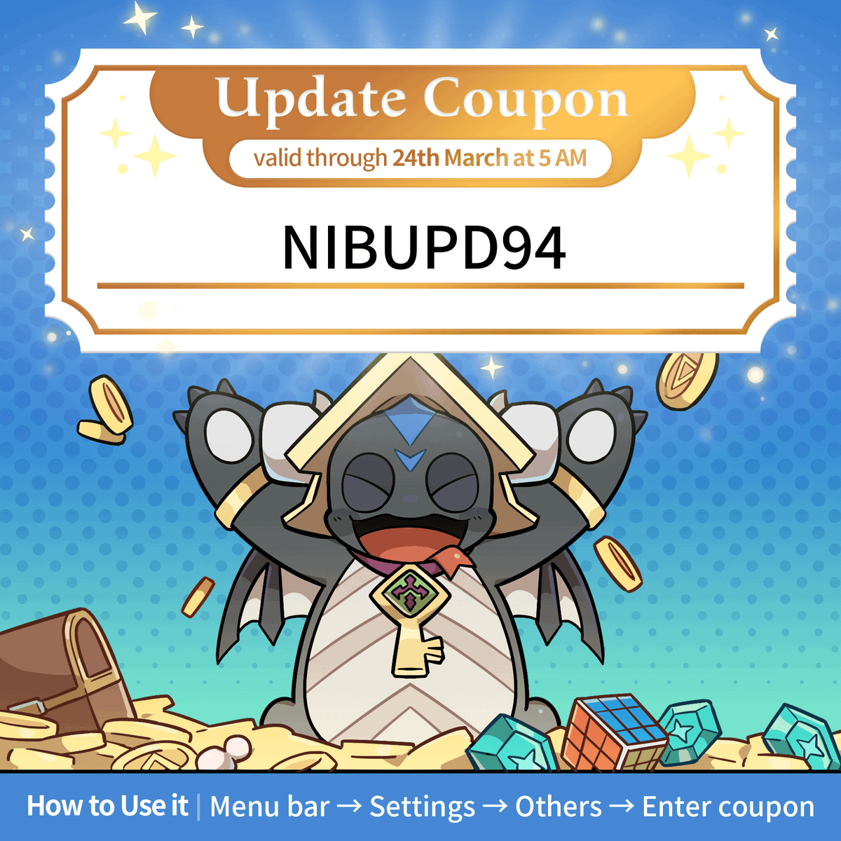 Smash_Legends's tweet photo. 📢Greeting Smashers!
Update Notes comes📢
➡️ https://t.co/3E8Nsd0WCe

🎮Play Now: https://t.co/yCXdYS2PpQ

#SMASHLEGENDS #스매시레전드 #スマッシュレジェンド https://t.co/BHY1DcP5yh