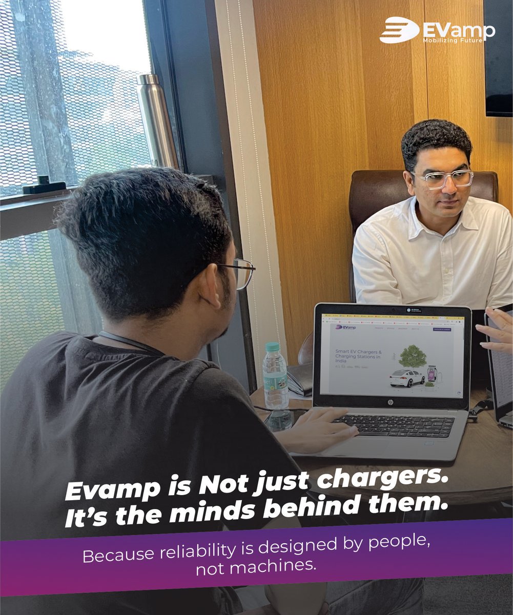 EVampTech's tweet photo. EVamp is not just chargers, it’s the people behind them. 
From planning to testing, our EV charging solutions are built for speed, safety, and reliability.

#EVCharging #ElectricMobility #EVInfrastructure #SmartCharging #EVamp https://t.co/43ADuBQqU7