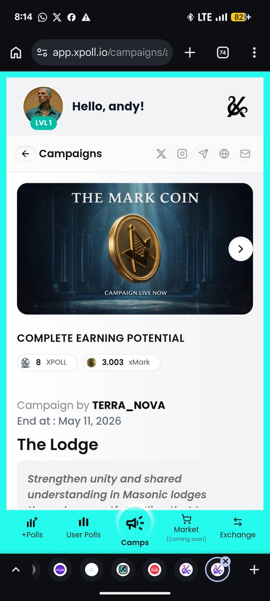 joshyandy6's tweet image. XPoll is laying the first stone for something more structured.

From simple polling to distributed intelligence, The Lodge introduces The MARK as a new foundation for community communication.

Here’s why that matters 🧵

@xpollplatform #TheLodge #TheMARK #XPoll