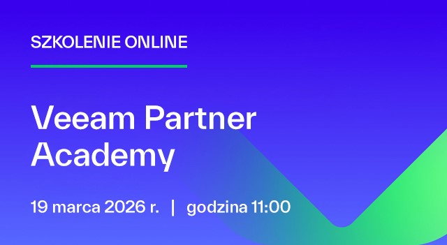 TDSYNNEXPL's tweet photo. Zmiany w programie #VeeamProPartner 2026, poziomy partnerskie, certyfikacje i roadmapa produktowa – to tematy najbliższej #VeeamPartnerAcademy 💚

📅 19.03.2026 | 11:00–12:30 | online
Rejestracja 👉 https://t.co/zGE1Yd5s0p

#Veeam #ProPartner #TDSYNNEX #DataProtection https://t.co/meJWNYt5Dv