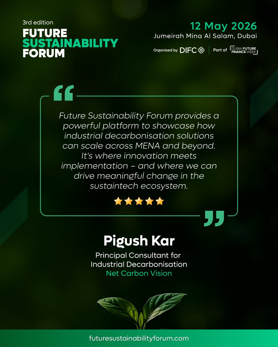 Future Sustainability Forum tweet media