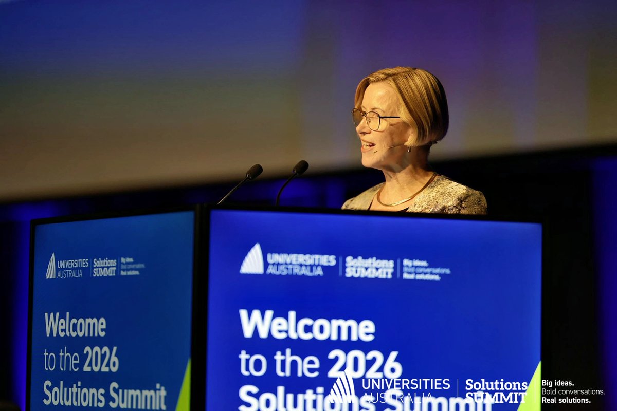 uniaus's tweet photo. Satara Uthayakumaran, 2025 Australian Youth Representative to the @UN, delivered an impactful closing keynote address at the #UASolutionsSummit.
Chaired by Professor Renée Leon PSM, Vice-Chancellor and President, @CharlesSturtUni, the session reinforced that meaningful change must be inclusive, with diverse voices shaping the future of our universities.