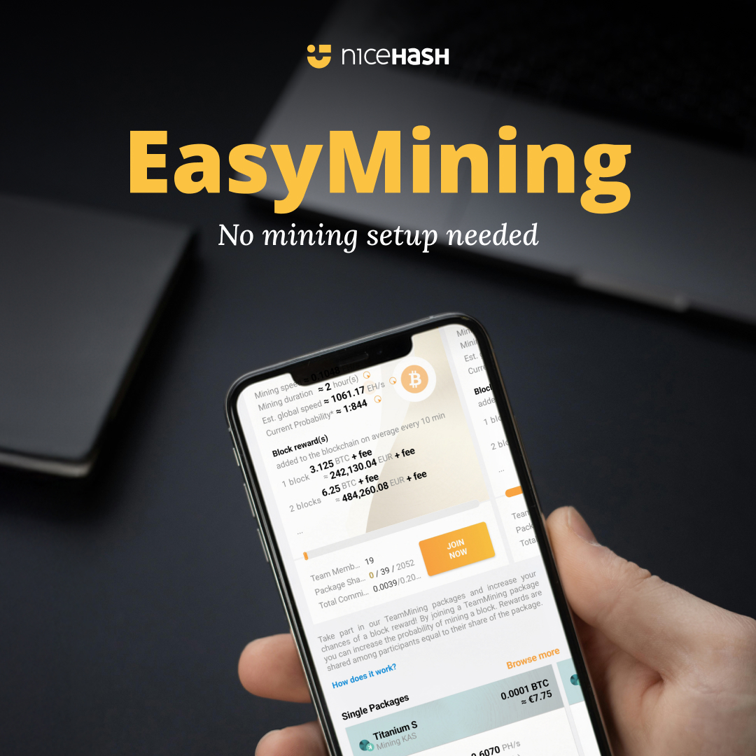 NiceHashMining's tweet photo. 188 BTC blocks already mined solo via NiceHash EasyMining! ๐
No hardware ownership needed.
No mining farm.
No deep technical background.
Just buy a hashrate package and try to mine some blocks!
Are you in? ๐
๐ https://t.co/NbVSjxc5Gt
#EasyMining #NiceHash #Mining #Bitcoin