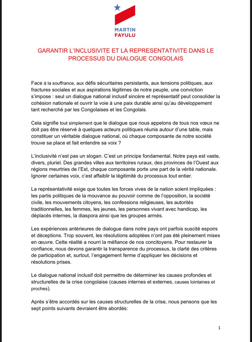 Martin Fayulu tweet media