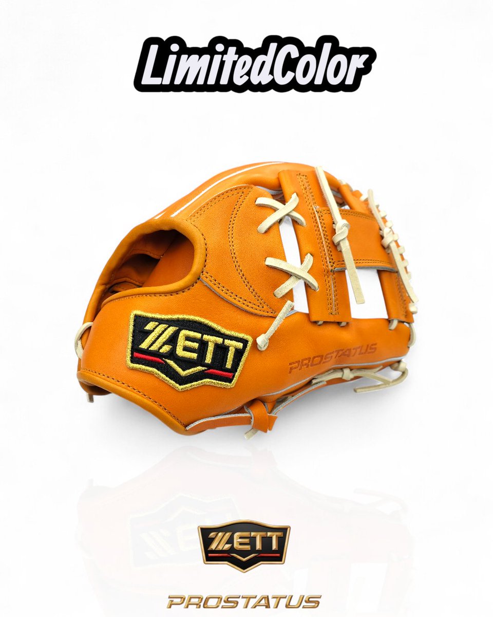 ZETT硬式グラブ】 限定カラー入荷しております👦👍 オレンジ×キャメル