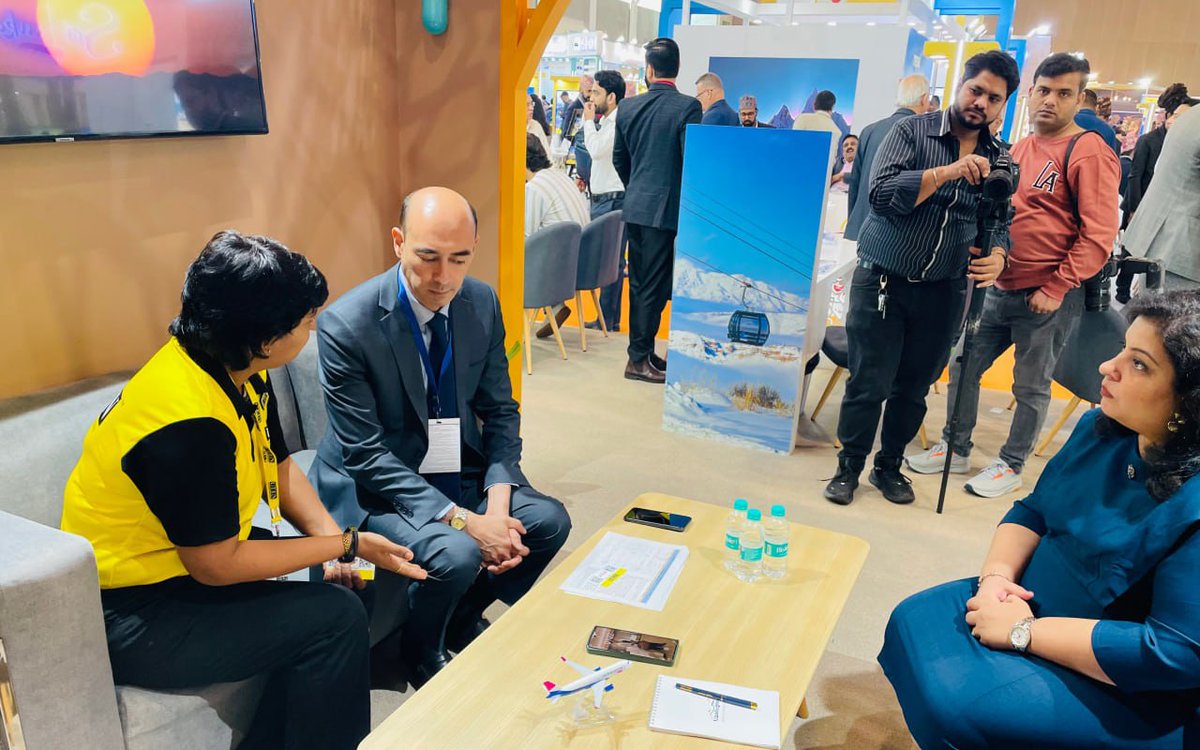 Uzbek_Tourism's tweet image. 🇺🇿🇮🇳 #Uzbekistan showcases its tourism potential at @SATTE_India in #NewDelhi — highlighting culture, heritage &amp;amp; new travel opportunities for Indian tourists. 🤝✈️🌍
🔗 gov.uz/en/uzbektouris…
#SATTE #Tourism #India #TravelIndustry #VisitUzbekistan