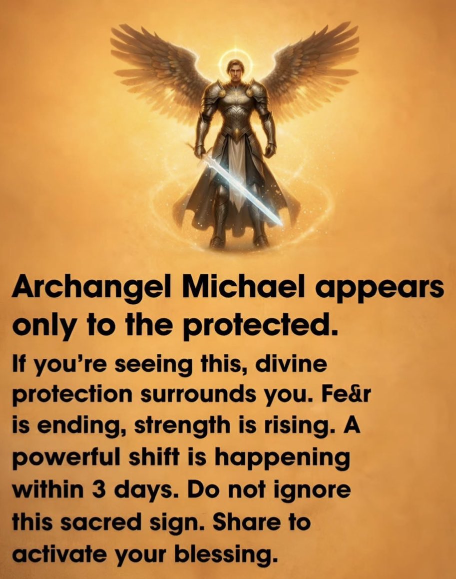 🔔🕊️✨Thank you, Archangel Michael🛡️⚔️💙