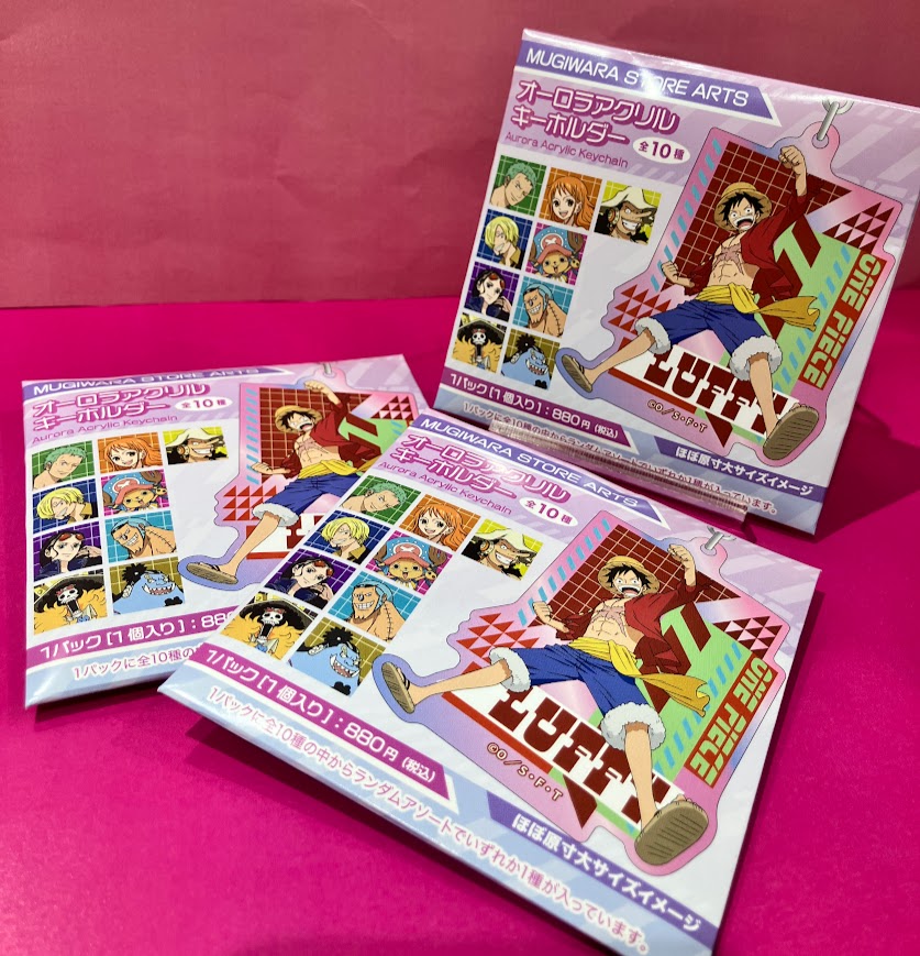 Mugiwara mu60ページ 新商品】 MUGIWARA STORE ARTS オーロラアクリルキーホルダー(全10種