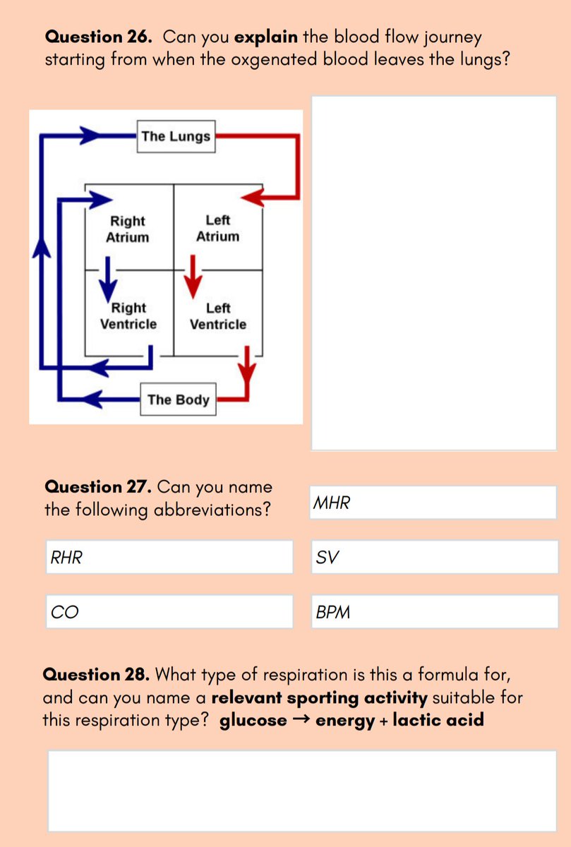 zeph_bennett's tweet photo. Revising GCSE PE , on my shared     drivehttps://drive.google.com/drive/folders/1_oh0GB9Akk5vg0G8vq6Q6cbRIgiRqoRk  you will find a Paper 1 and Paper 2 practice booklet with a mixture of A01 to A03 questions. Supporting all learning abilities. https://t.co/V9DE17OKKI
