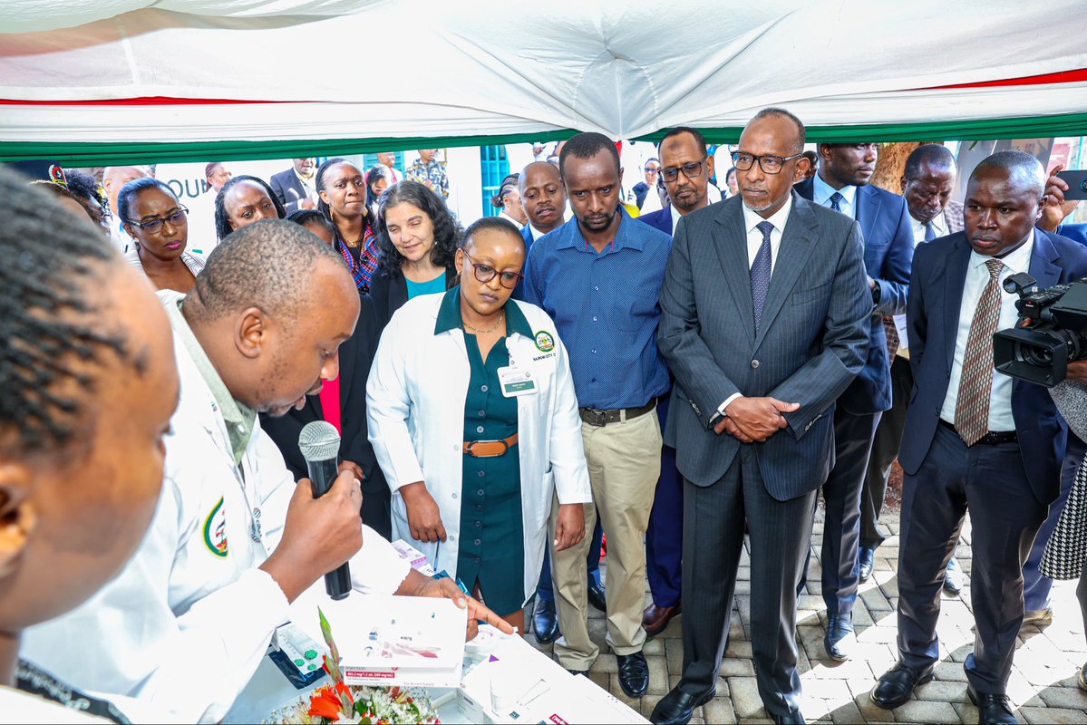 Happening Now: Cabinet Secretary for Health Hon. Aden Duale has launched the long-acting injectable HIV pre-exposure prophylaxis (PrEP), Lenacapavir, marking the first phase of the national rollout and reinforcing Kenya’s commitment to ending the HIV epidemic through innovative,