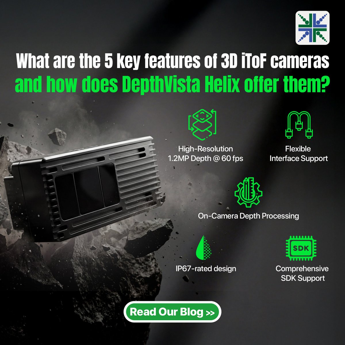 econsystems's tweet photo. In this blog, you’ll learn about how 3D iToF cameras work, their key features, and how e-con Systems’ latest camera, the DepthVista Helix, delivers all these and more.

Read Here 👉  https://t.co/rlu4aIA44M

#DepthCamera #DepthSensing #DepthVistaHelix #DepthVista #econSystems https://t.co/Tu3Zd94C3V