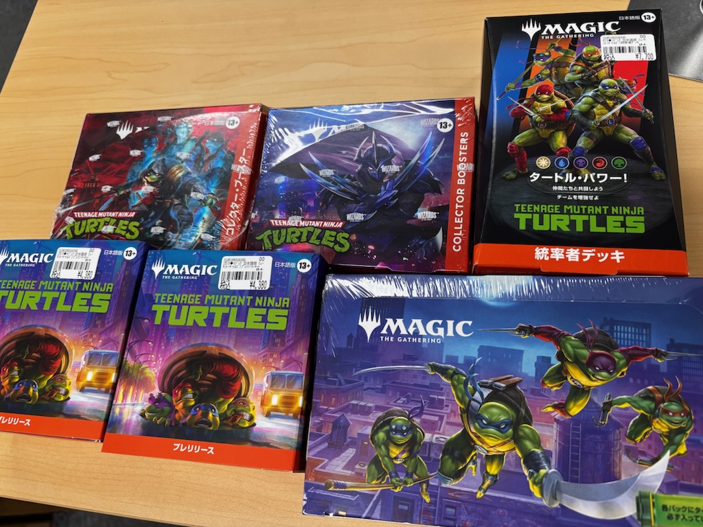 MTG‼ミュータントタートルズ ・プレリリースキット 日本語版 ・プレイ