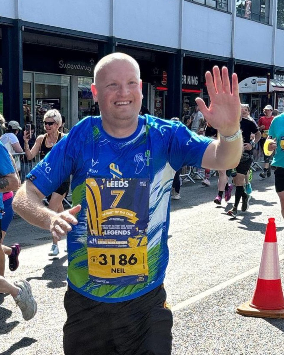 Henshaws's tweet photo. Meet Neil, Team Henshaws 💜🏃

London Marathon has always been on his bucket list. Inspired by a close friend at our Specialist College, he’s running in support of Henshaws.

Support here 👉 https://t.co/LLmWRKlzku

#LondonMarathon #TeamHenshaws https://t.co/so6pKHT0dn