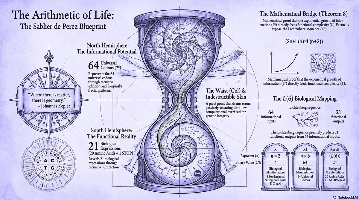 JCPEREZCODEX's tweet photo. #FRACTAL origins of Universal #GeneticCode
@grok @CY_Chauprade @DavidGauntletin
@xazalbert @BobFriedmanMD
https://t.co/Lf3SSMwtcW https://t.co/xXHtFTGOlx