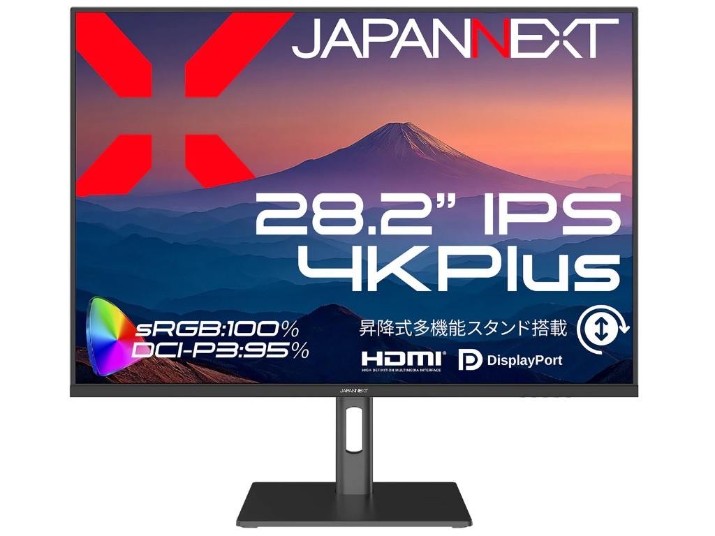 hermita_akiba's tweet image. 「あと少し縦が広ければ…」を叶える1台

JAPANNEXTから、アスペクト比3:2の28.2型4K Plusディスプレイ「JN-282IPS4KP-HSP」が登場
gdm.or.jp/pressrelease/2…
#JAPANNEXT #ディスプレイ #4KPlus