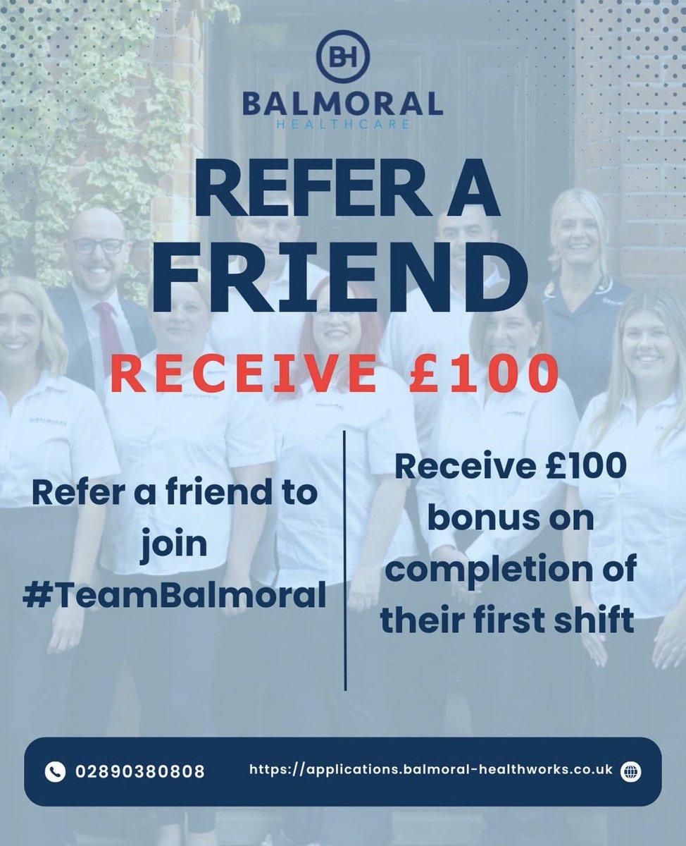Balmoral Healthcare 💙 #No1Agency #agencythatcares tweet media